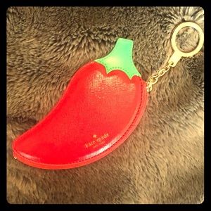 Kate Spade Chilli Pepper change purse/keyring